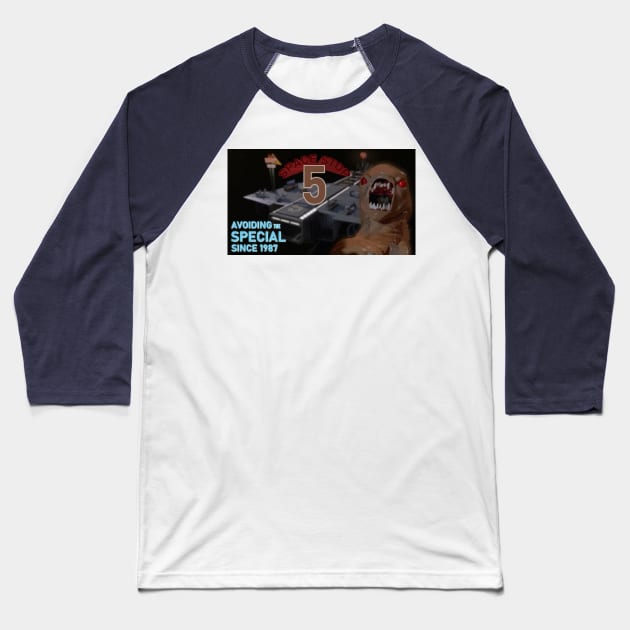 Spaceballs - Space Stop 5 - Avoiding The Special Since 1987 Baseball T-Shirt by albinochicken